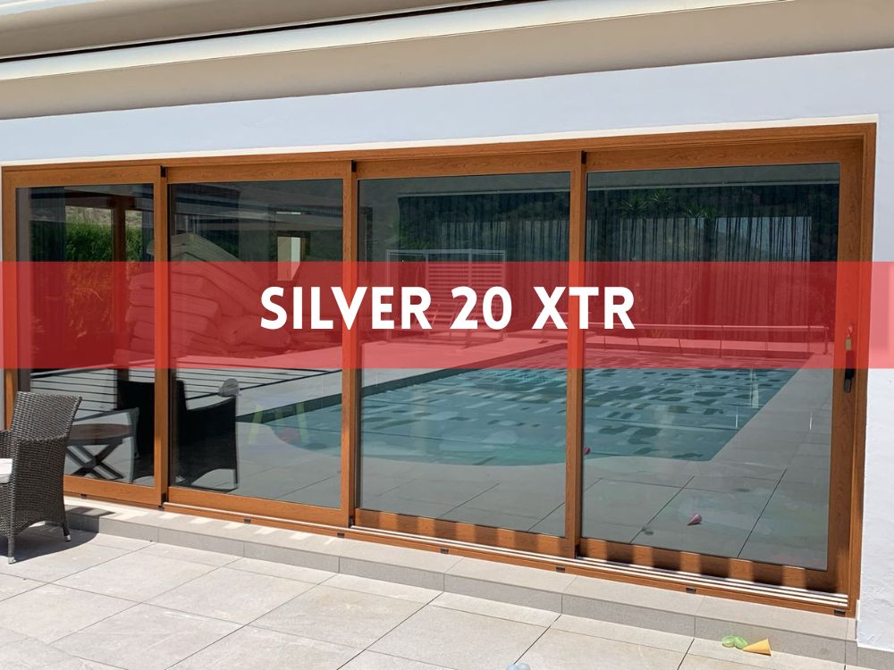 Silver 20 XTR solar window film