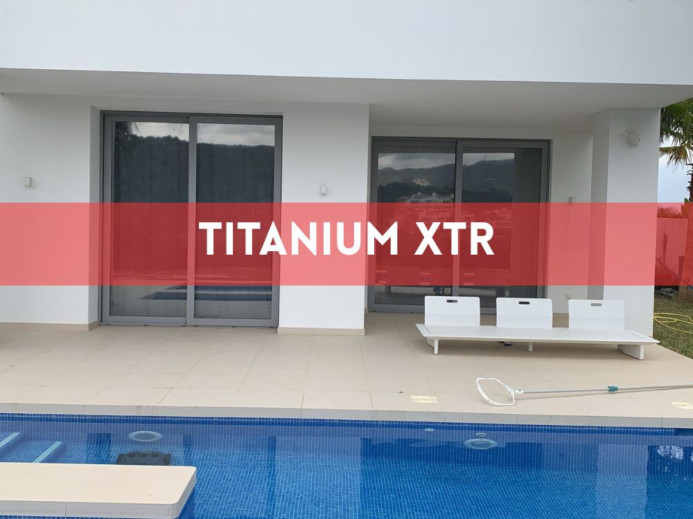 Titanium solar window film
