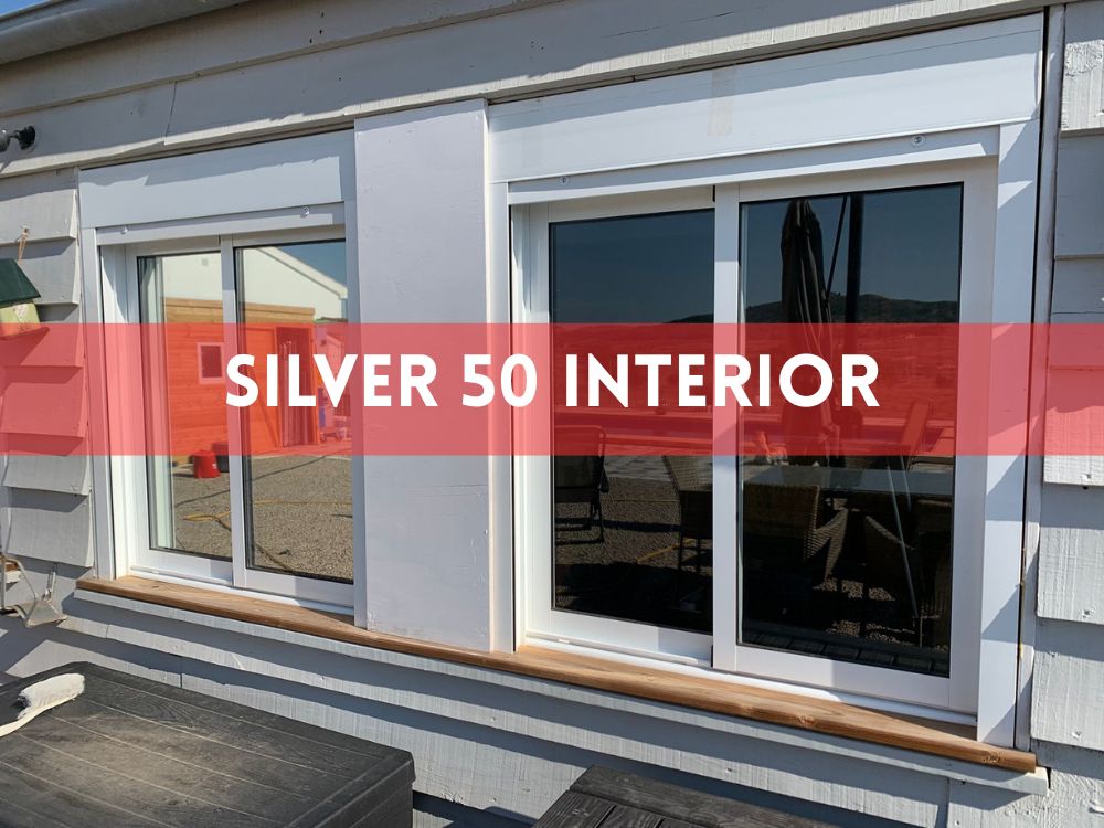 Silver 50 interior solar window film