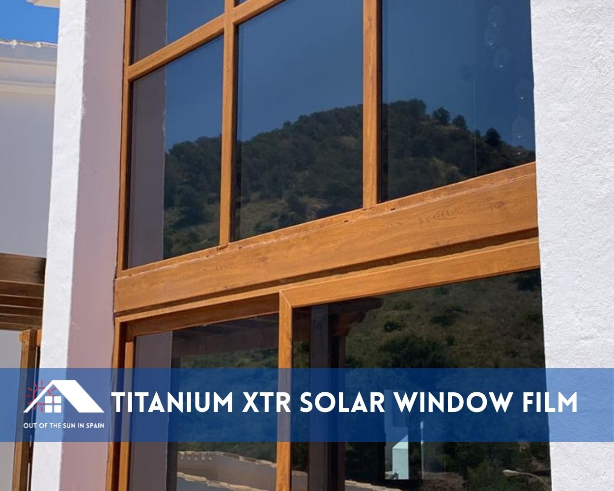 Titanium xtr exterior solar window film