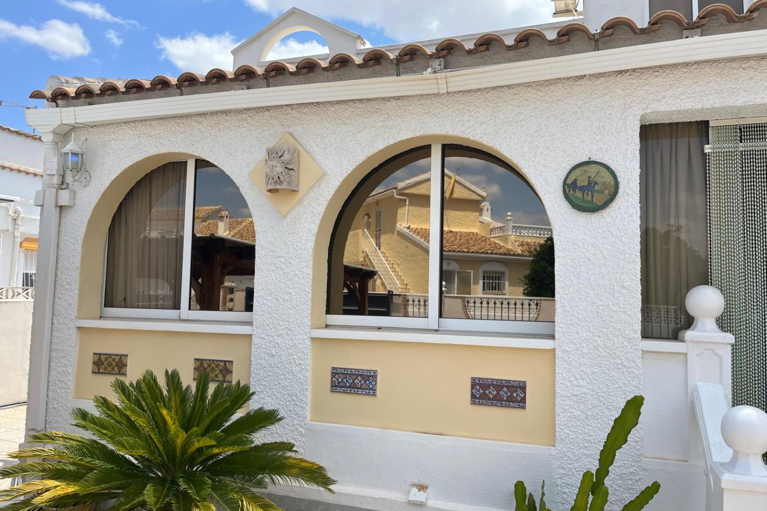 Property in Camposol with silver 20 solar window film