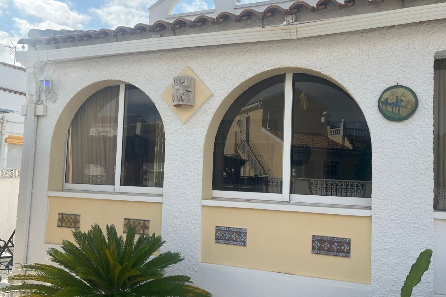 Property in Camposol with silver 20 solar window film
