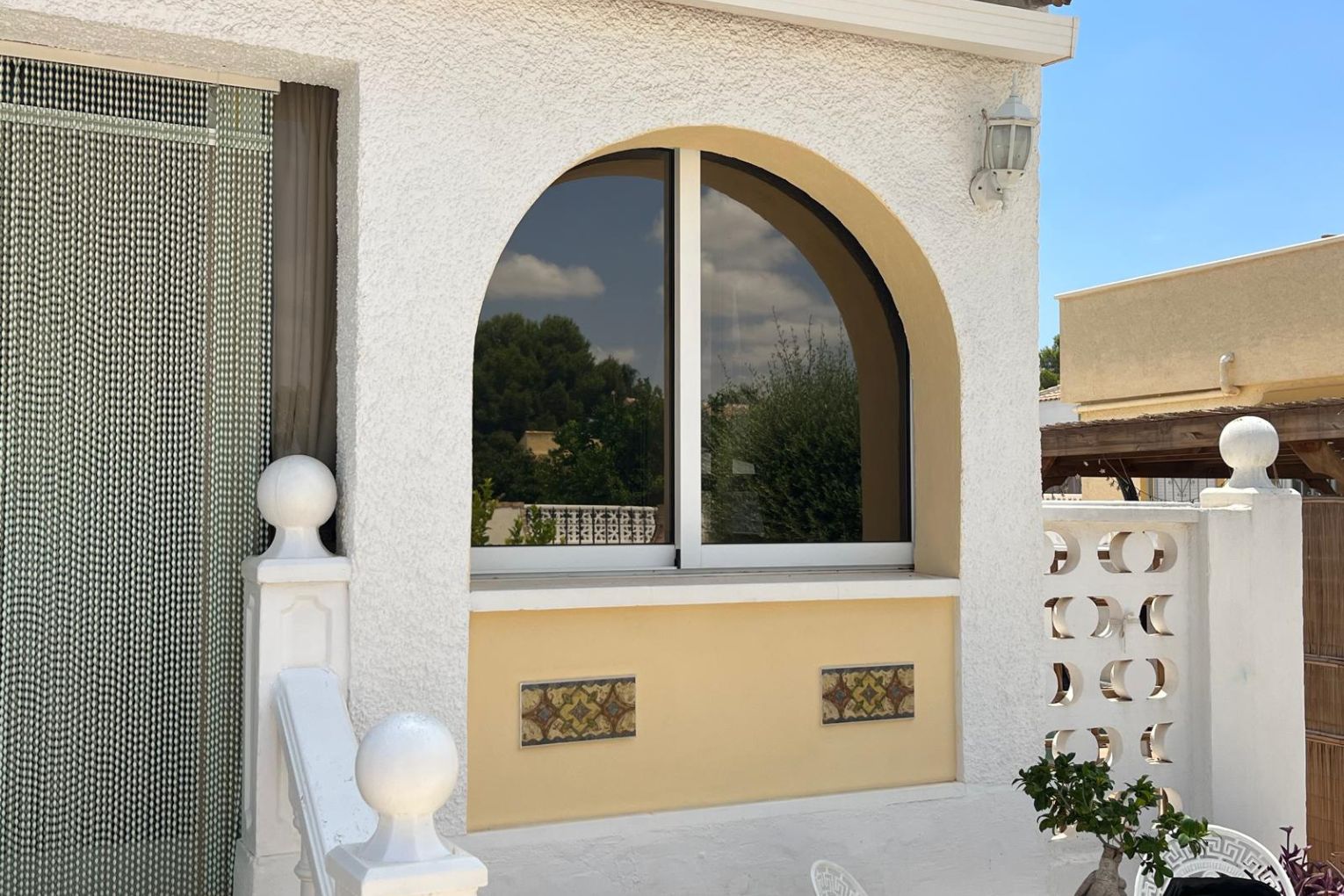 Property in Camposol with silver 20 solar window film