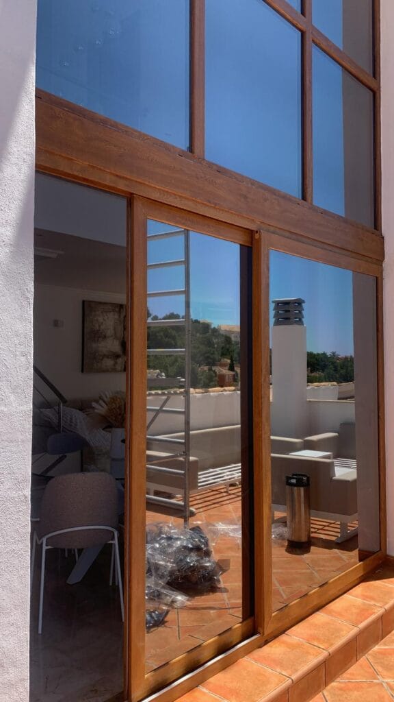 Professional window film installation in Alicante, Costa Blanca