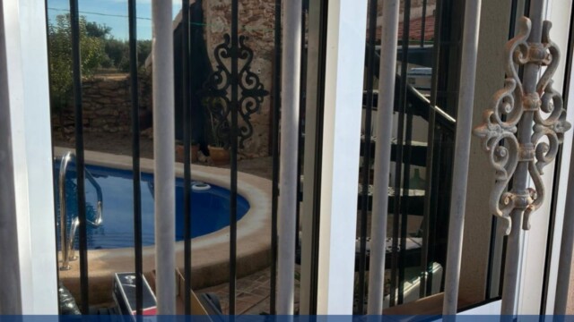 Titanium window film installation in Fuente Alamo, Murcia