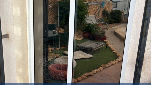 Titanium window film installation in Fuente Alamo, Murcia