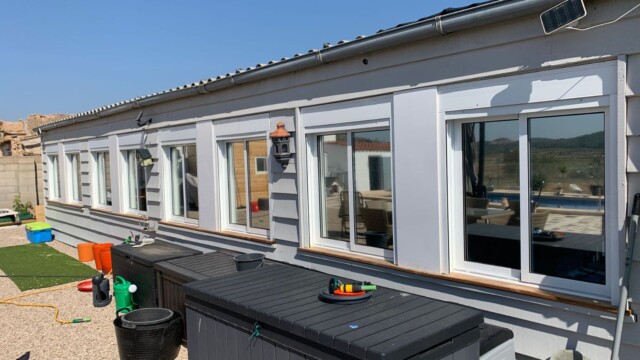 Silver 20 window film installation in Caudete, Alicante